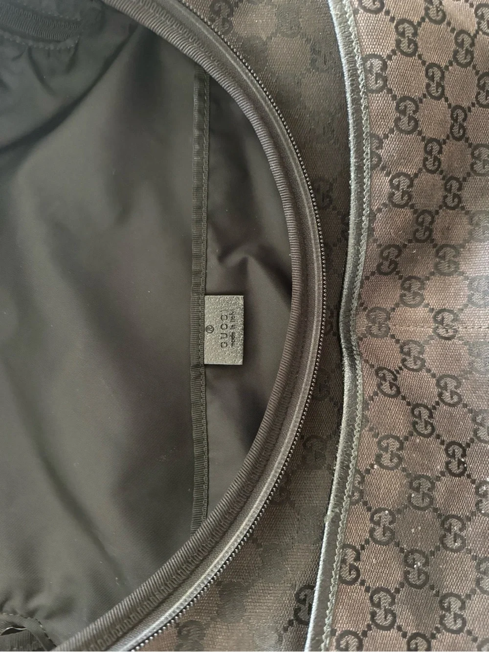 Authentic Gucci Original GG Monogram Canvas Diaper bag/ Baby bag + Changing Mat